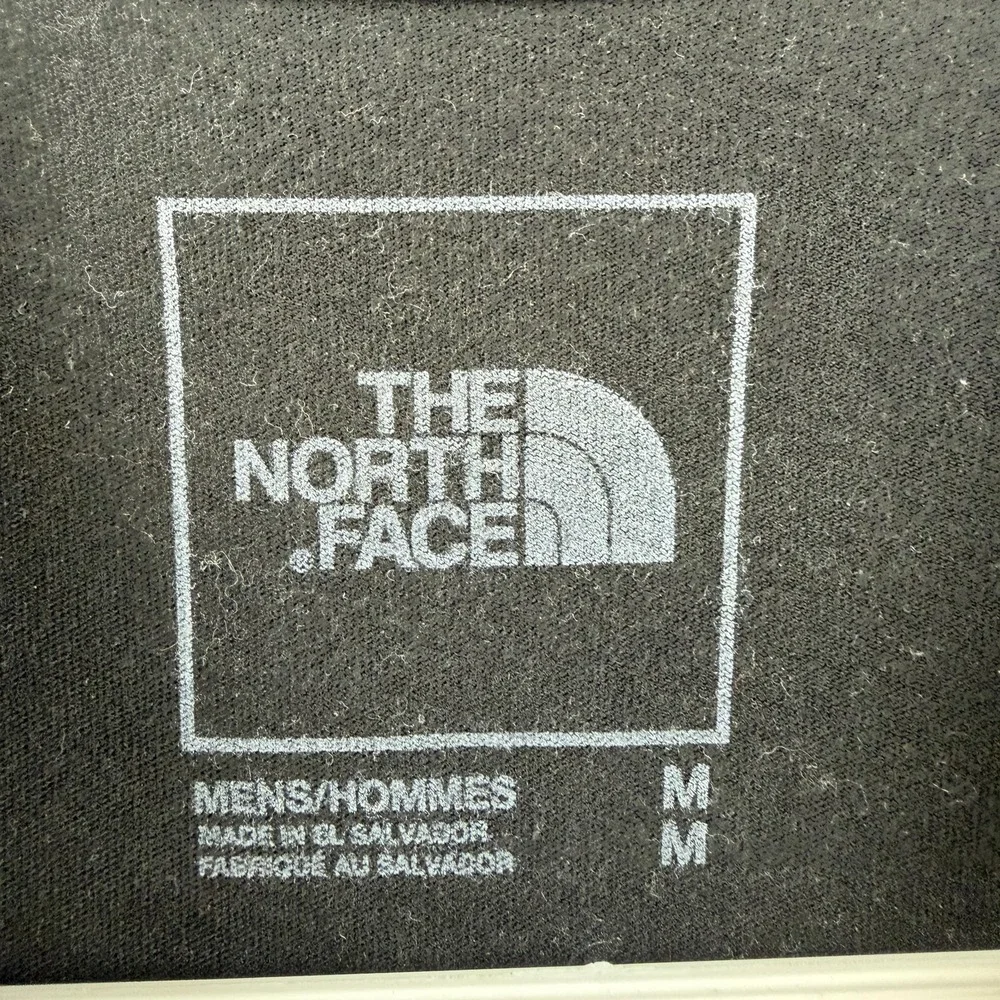 The North Face Shirt Mens Medium Black‎ Big Logo Graphic Tee T-Shirt Outdoor